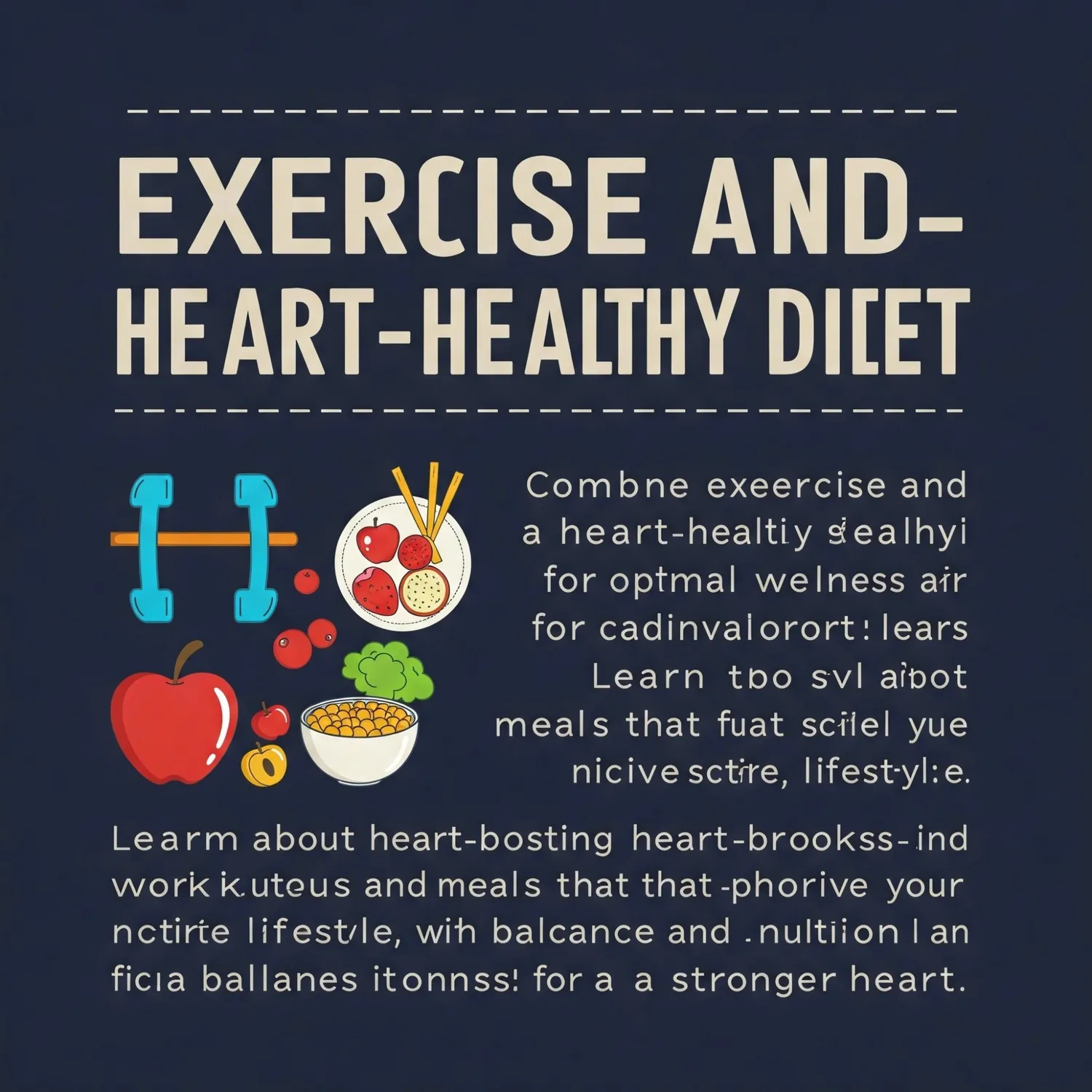 Exercise and Heart-Healthy Diet