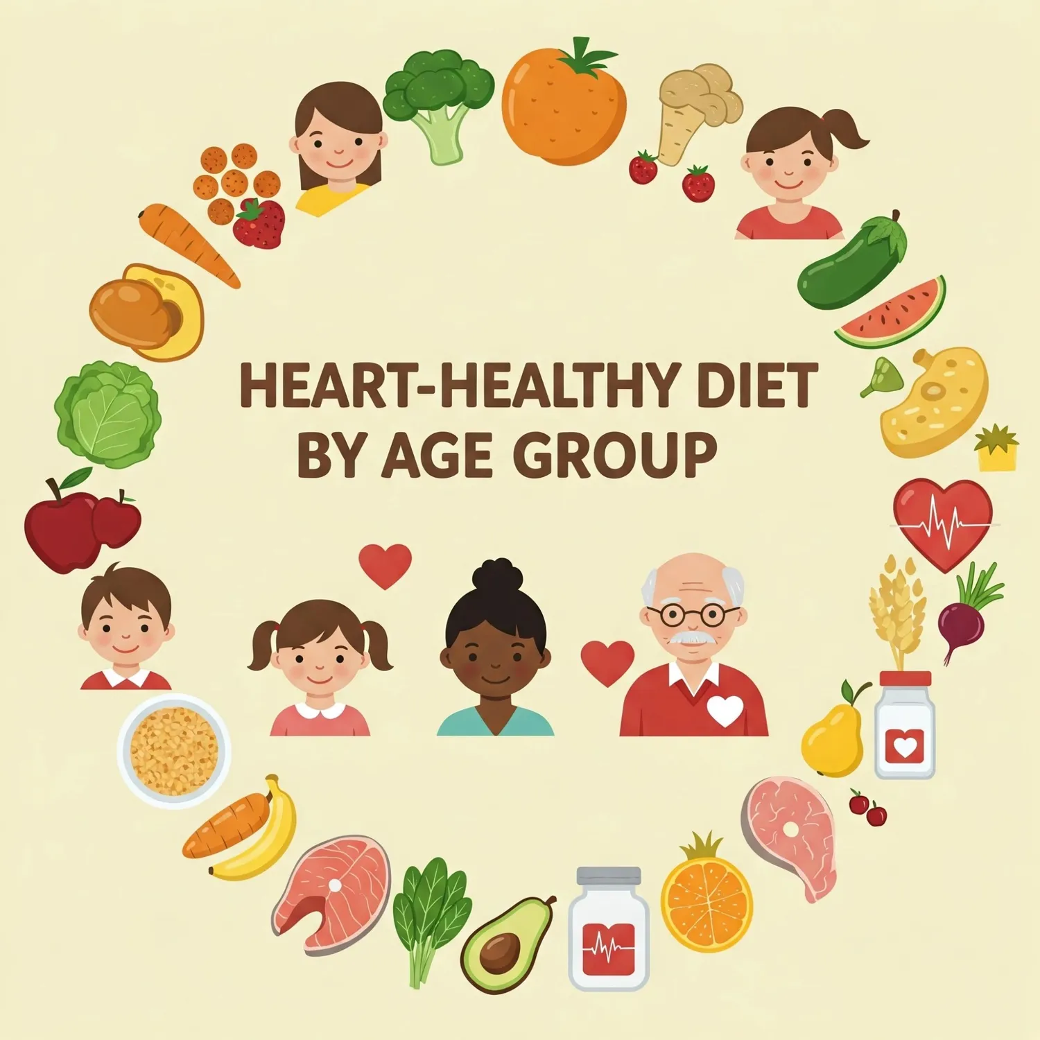 Heart-Healthy Diet by Age Group